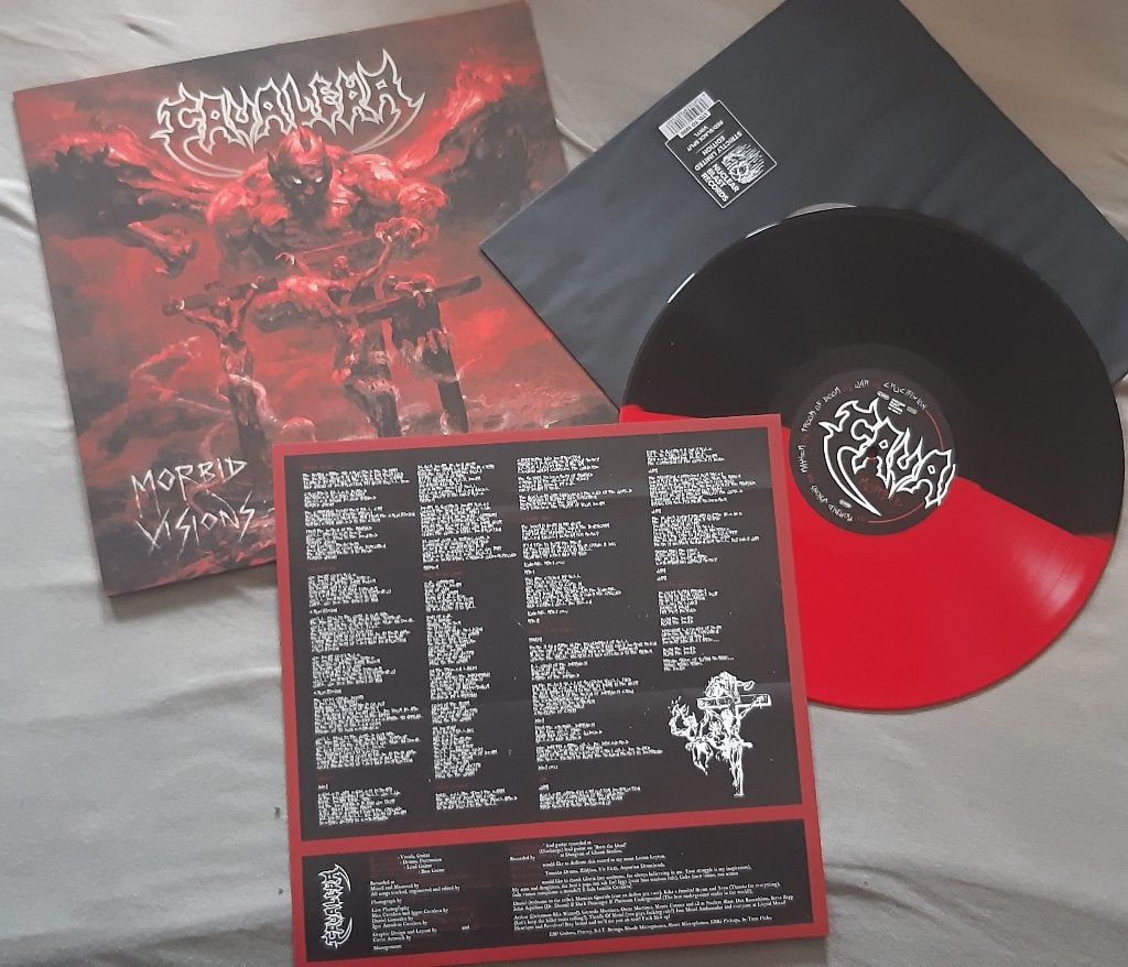 Cavalera - Morbid Visions lp Sepultura Sarcofago Holocausto, LP, Beschermende buitenhoes, Verzenden, Zo goed als nieuw