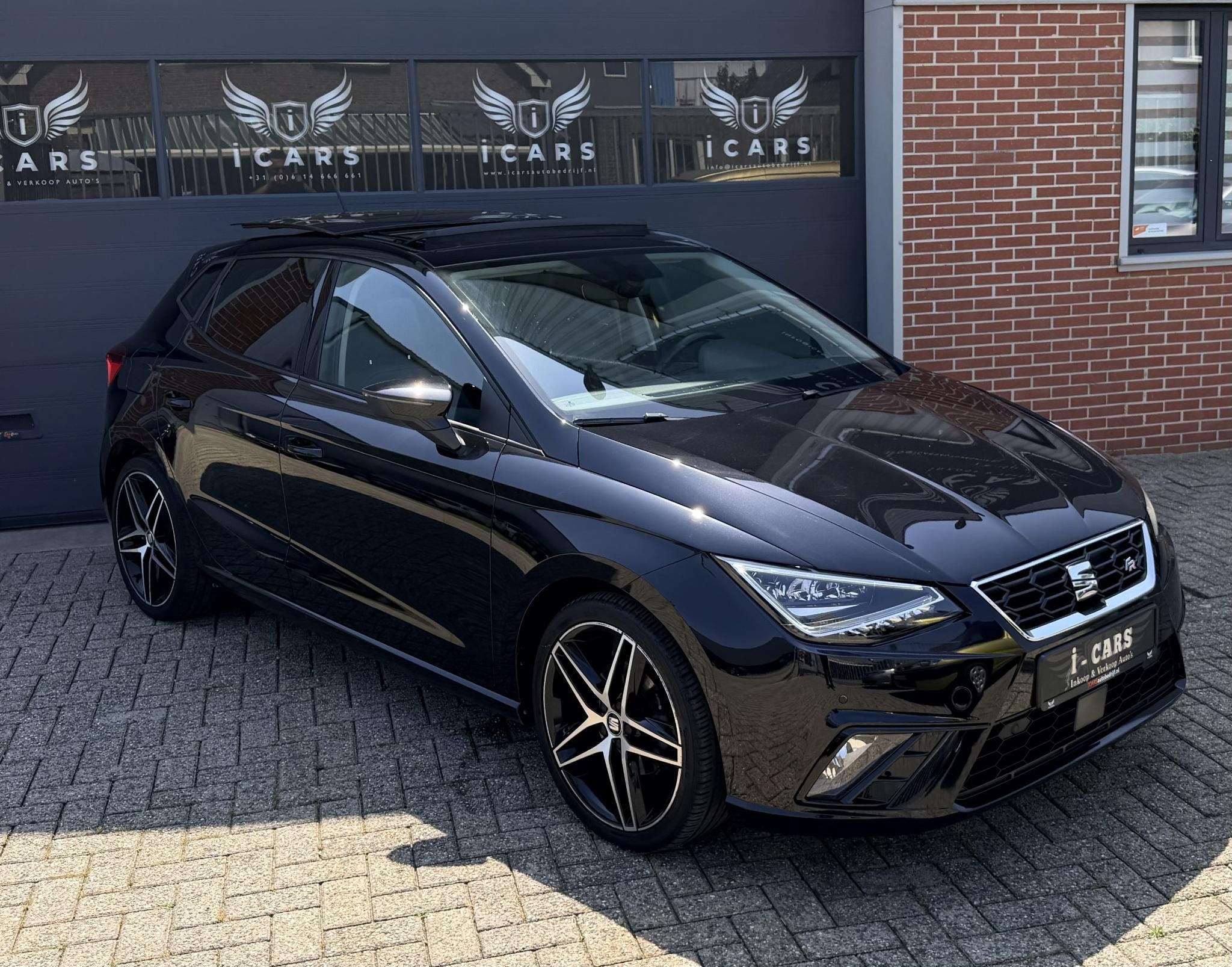 SEAT Ibiza 1.0 TSI FR 116PK PANO Virtual BTW LED VOL 1e eig., Auto's, Dealer onderhouden, Stof, Gebruikt, Met garantie (alle)