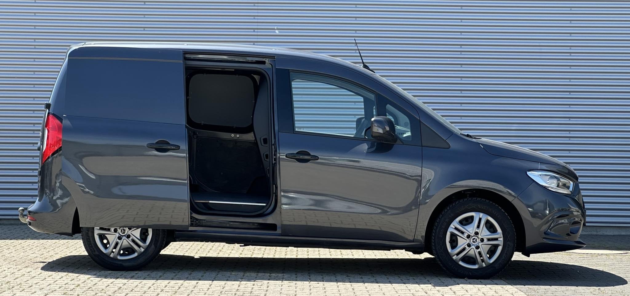 Mercedes-Benz Citan 112 CDI Pro automaat|Navi|Cruise|Bumpers, Dealer onderhouden, Stof, Gebruikt, Euro 6
