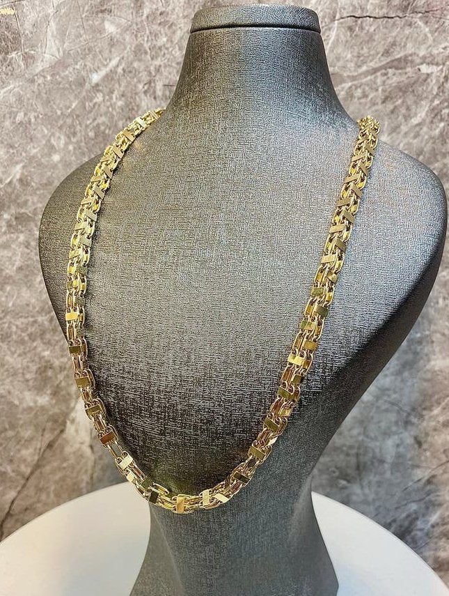 14k Gouden Italy Magnum Ketting, Verstelbaar, Nieuw, Ophalen of Verzenden, Goud