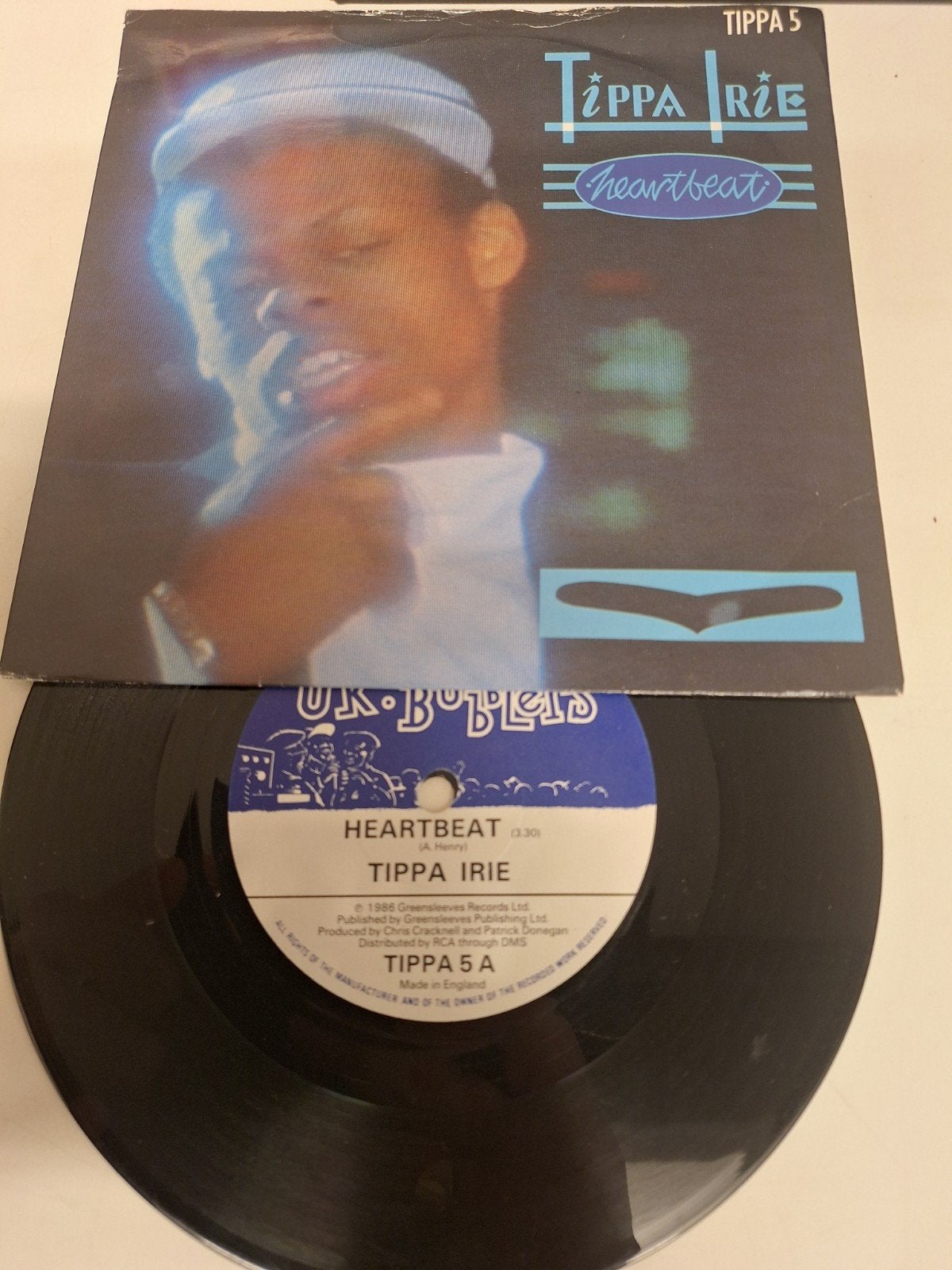 Tippa Irie - Heartbeat, 1986., Fotohoes, Verzenden, 7 inch, Pop