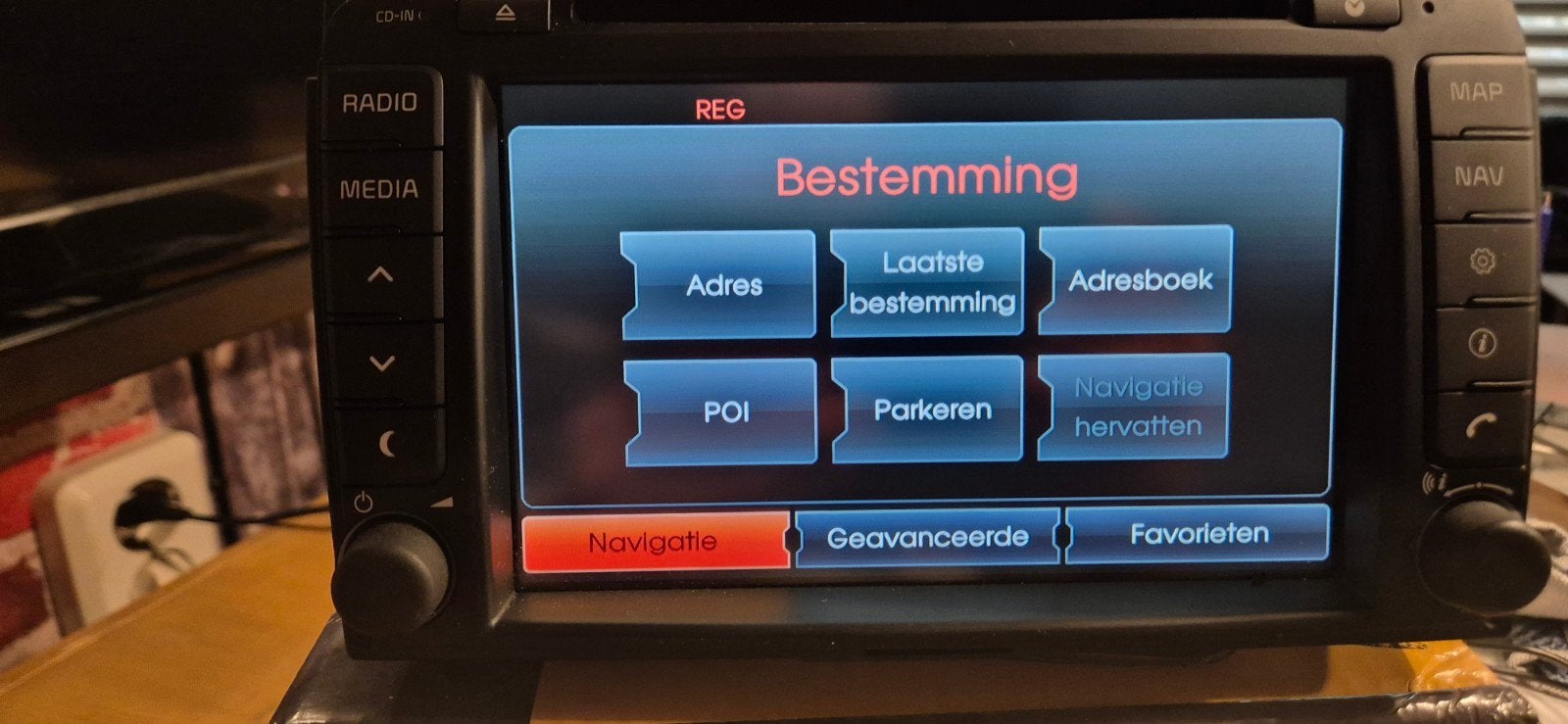 Kia Sportage 2014 Auto Navigatie CD Speler, Auto diversen, Autonavigatie, Ophalen of Verzenden, Gebruikt