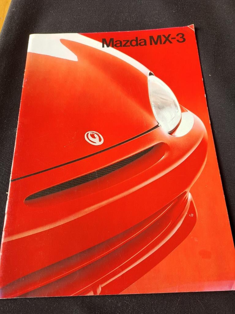 Mazda mx3 brochure, Ophalen of Verzenden, Zo goed als nieuw, Mazda