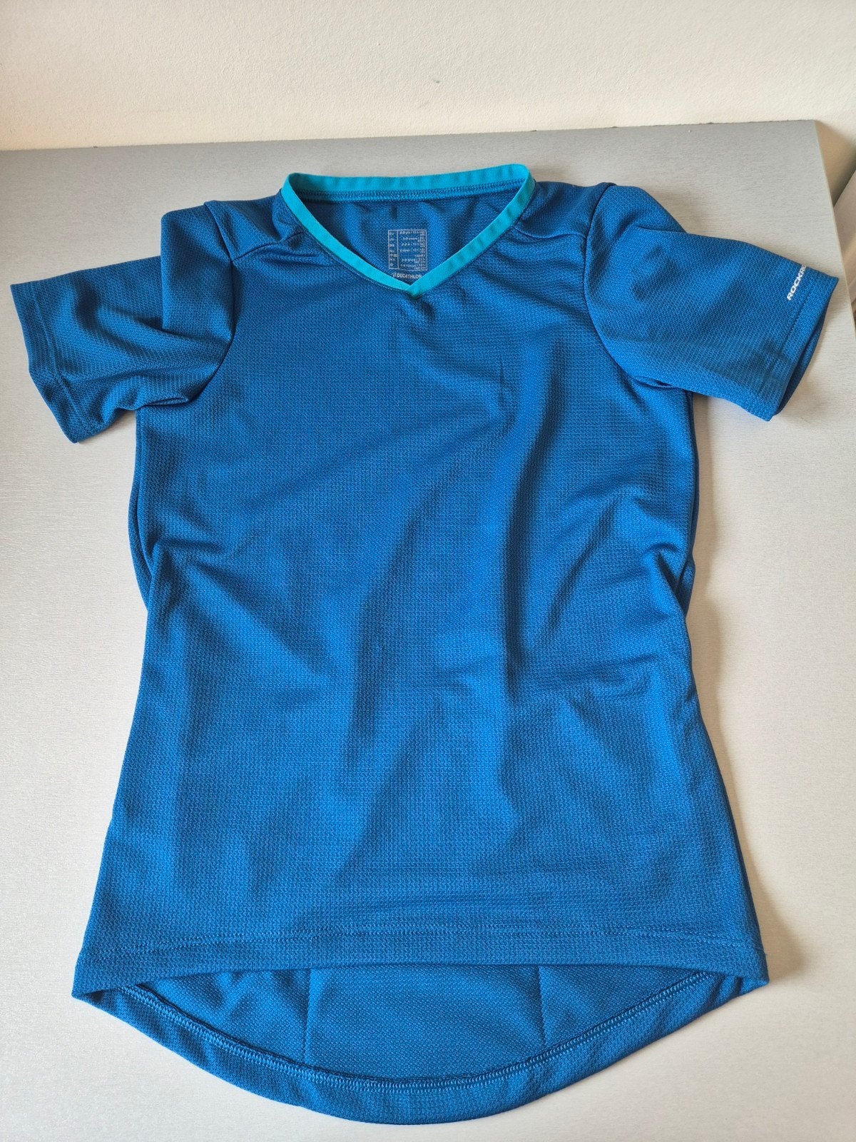 fiets shirt maat 8-9 jaar (134-140 cm), Gebruikt, Jongen of Meisje, Shirt of Longsleeve, Rockrider Decathlon