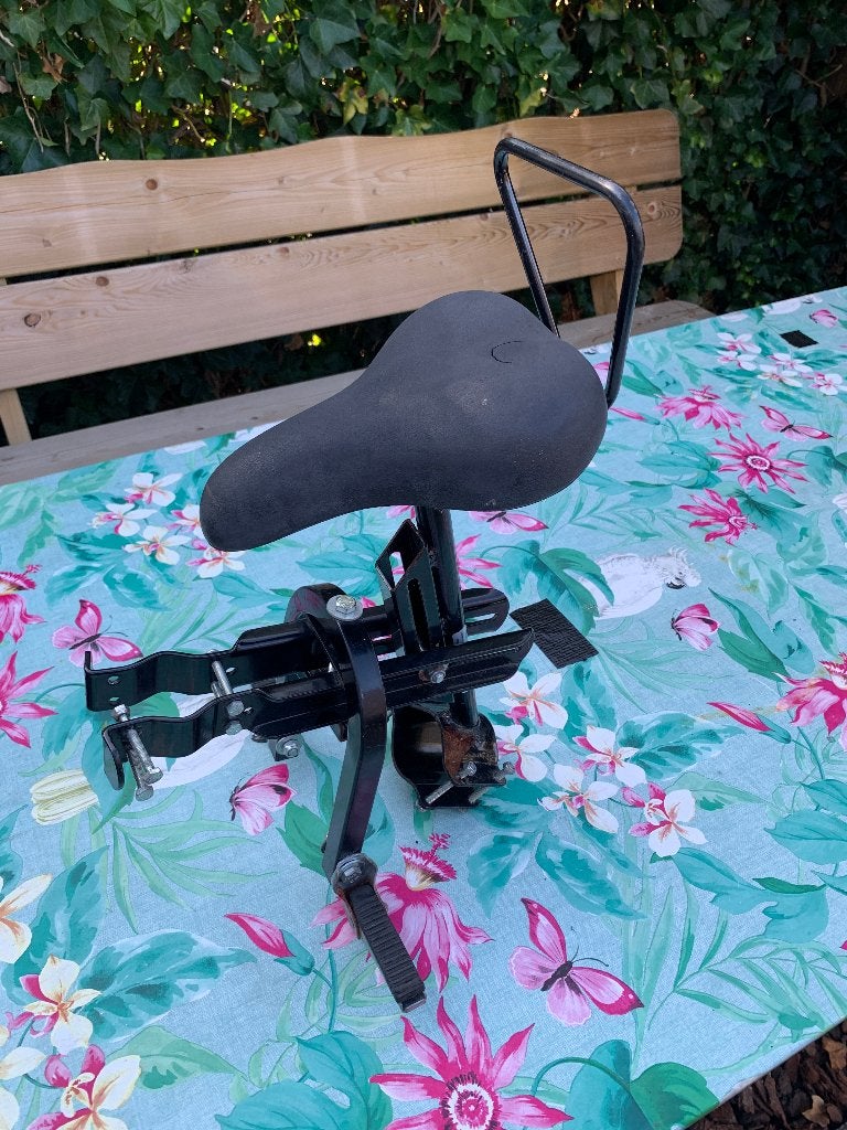 Fietszitje voor, Fietsen en Brommers, Ophalen, Voorzitje, 9 t/m 36 kg, Gebruikt