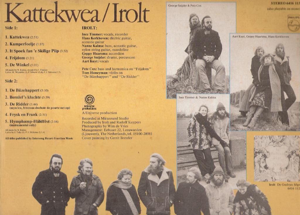 FRYSLAN-IROLT -Kattekwea - FOLK Friesland VERZENDEN/OPHALEN, Ophalen, Gebruikt, 12 inch, Overige genres