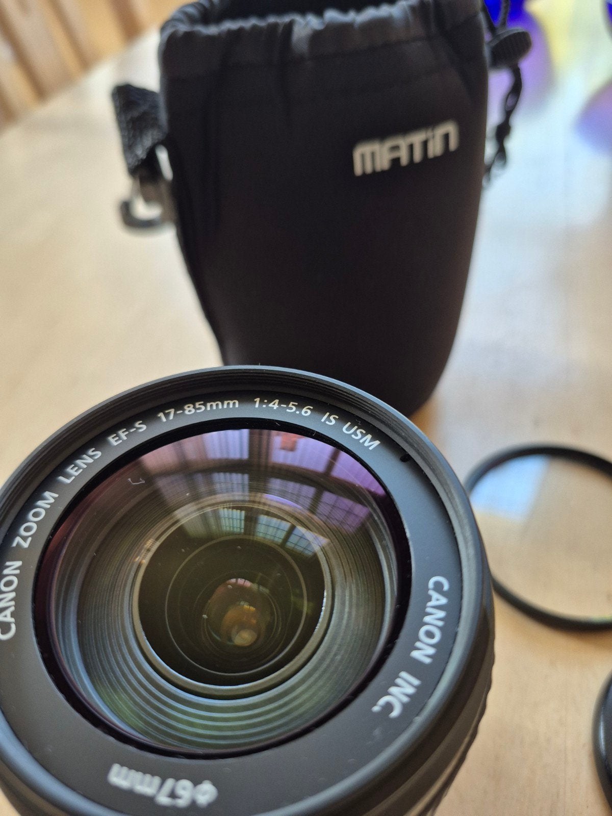 Canon EFS 17mm-85mm F4.0-5.6 IS USM, Audio, Tv en Foto, Zo goed als nieuw, Canon EF-S, Zonnekap, Canon