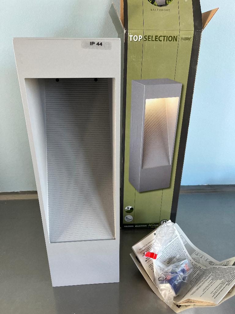 5x Baltimore buitenlamp aluminium nieuw, Ophalen, Minder dan 50 watt, Netvoeding, Vloerlamp