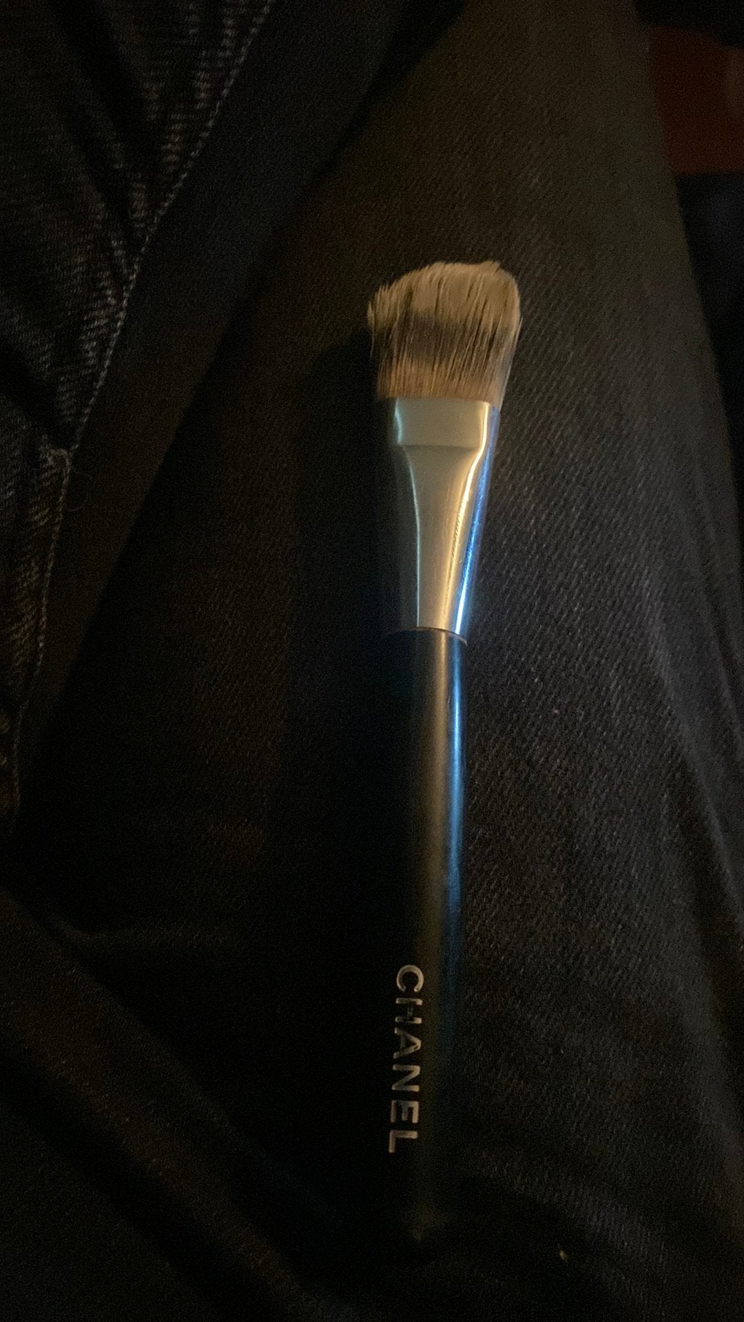 Echte Chanel kwast, Ophalen of Verzenden, Zo goed als nieuw, Zwart, Gehele gezicht