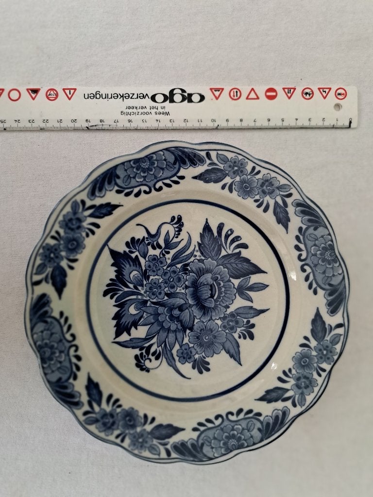 Delfs blauw bord. Euro 40,00, Ophalen