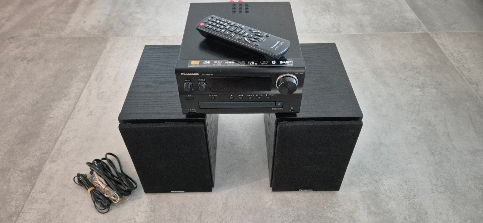 Panasonic SA-PMX84 Stereo Set met DAB+ en Bluetooth, Audio, Tv en Foto, Stereo-sets, Microset, Tuner of Radio, Zo goed als nieuw
