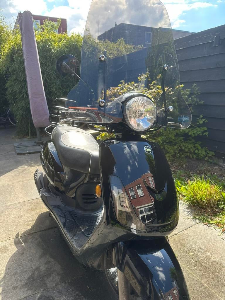 Scooter, Fietsen en Brommers, Scooters | SYM, Gebruikt, Fiddle, Maximaal 25 km/u, Benzine, Ophalen