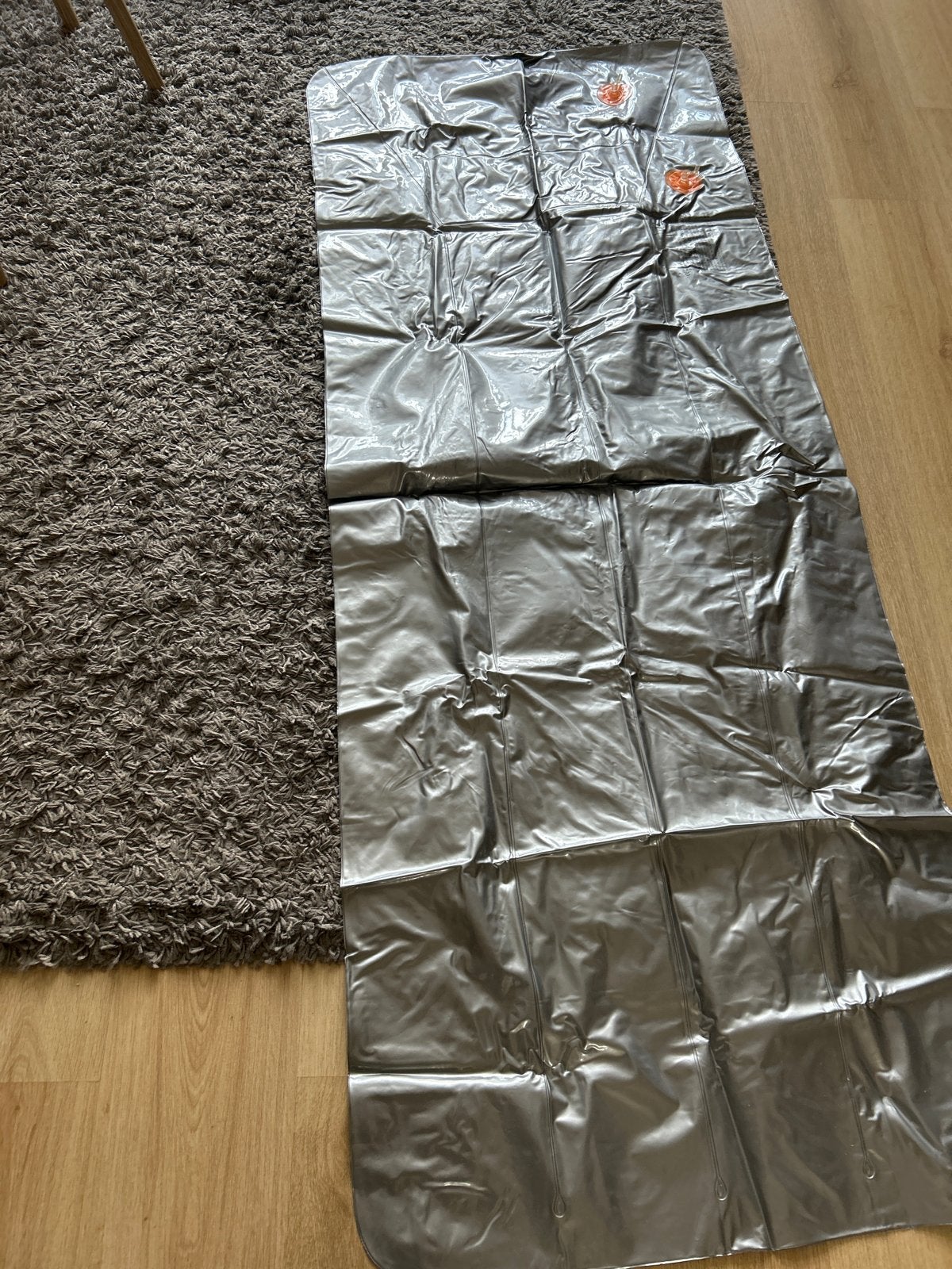 Opblaasbaar matras/luchtbed - Ideaal voor logees of camping, Caravans en Kamperen, Ophalen, Gebruikt, 1-persoons