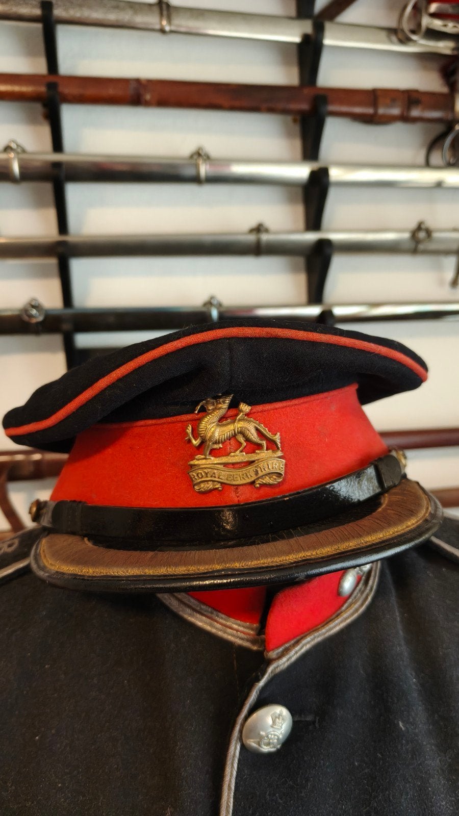 Mooie ww2 officiers cap Berkshire Regiment, Verzamelen, Militaria | Tweede Wereldoorlog, Ophalen of Verzenden, Landmacht, Engeland