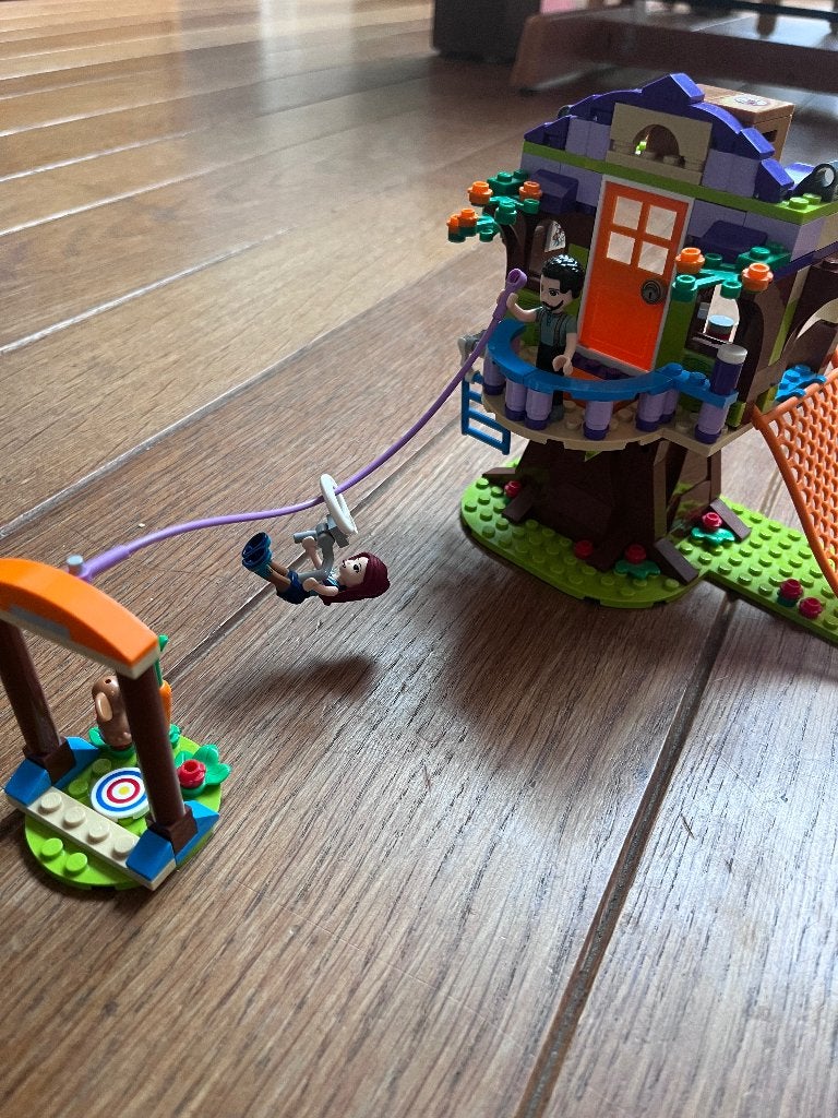 3 LEGO sets: concert, boomhut en frozen paleis, Ophalen, Gebruikt, Lego, Friends