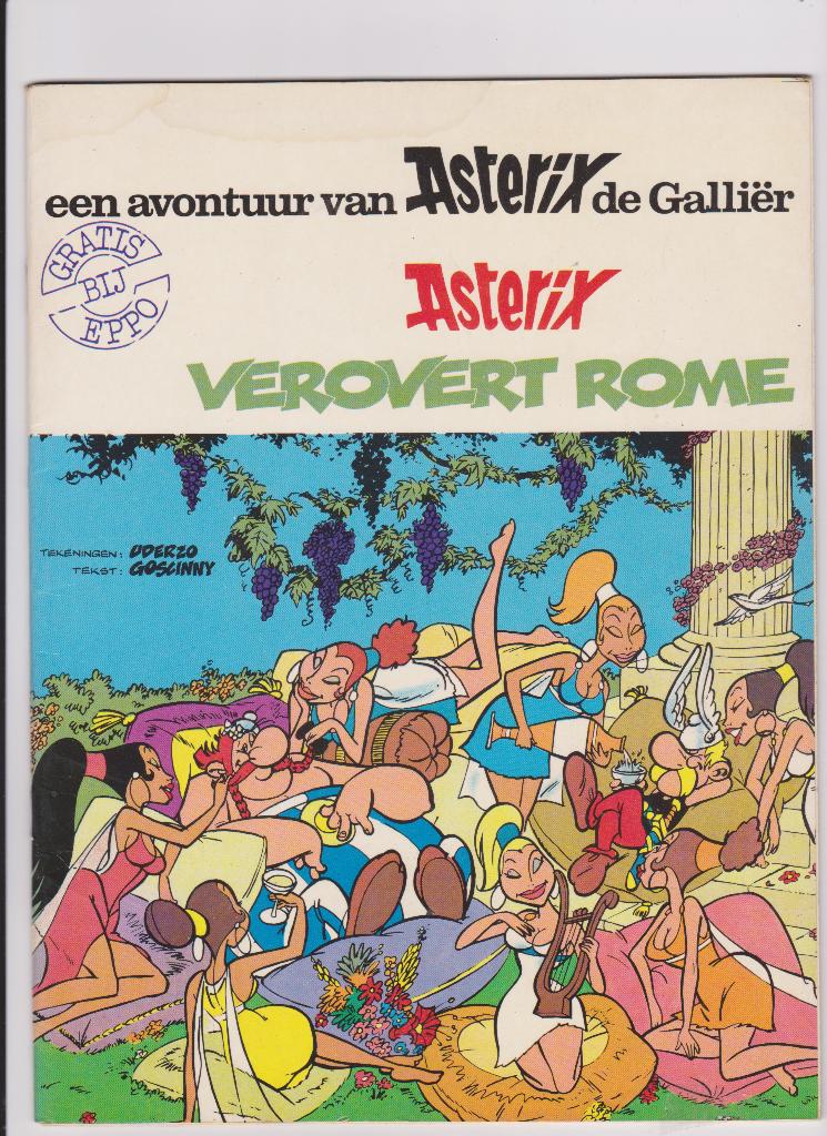 Asterix verovert Rome uitgave Eppo 1979, Gelezen, Eén stripboek, Ophalen of Verzenden, Uderzo & Goscinny