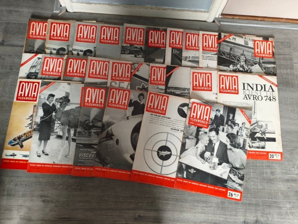 Serie Avia tijdschriften 26 nummers van jaar 1969, Ophalen of Verzenden, Gebruikt, Boek of Tijdschrift