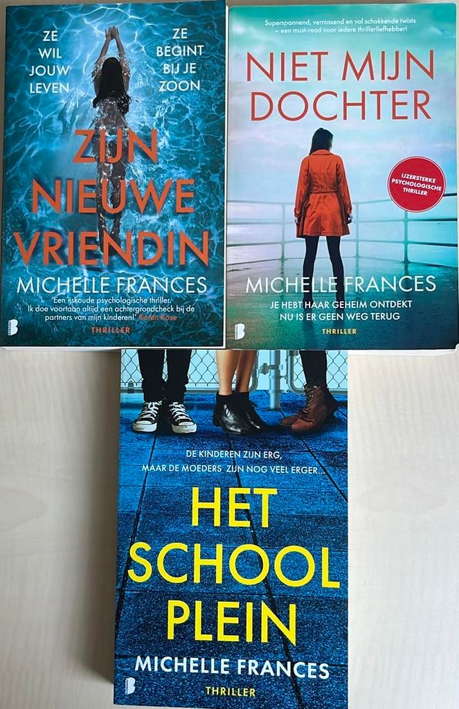 3 x Michelle Frances, het schoolplein, zijn nieuwe vriendin, Ophalen of Verzenden, Zo goed als nieuw, Nederland