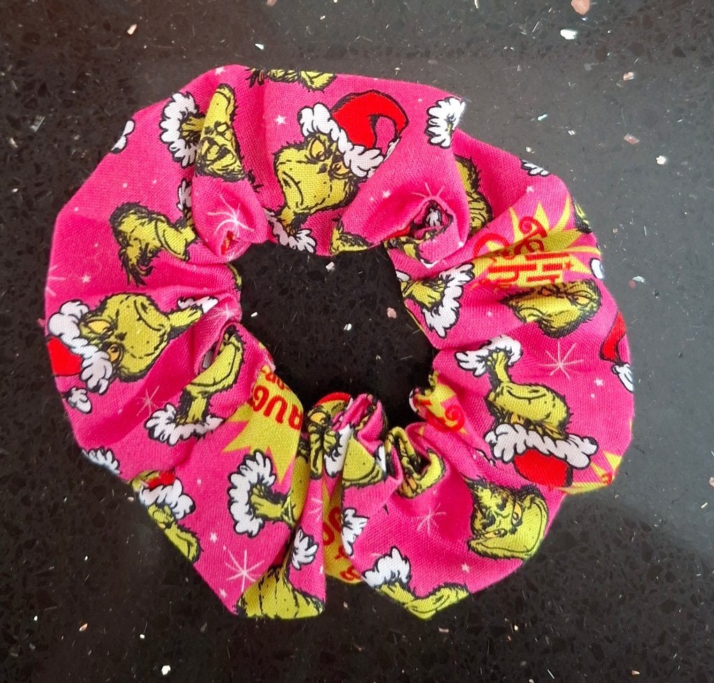 nieuw- The Grinch roze scrunchie/ haarelastiek, Ophalen of Verzenden, Nieuw