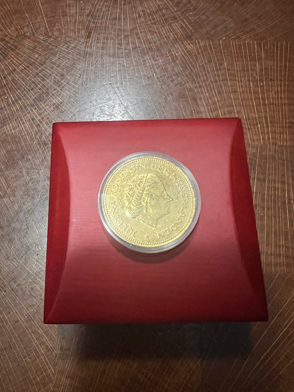 Gouden 10 Gulden Munt Juliana 1970 in Cassette, Koningin Juliana, Losse munt, 10 gulden, Goud