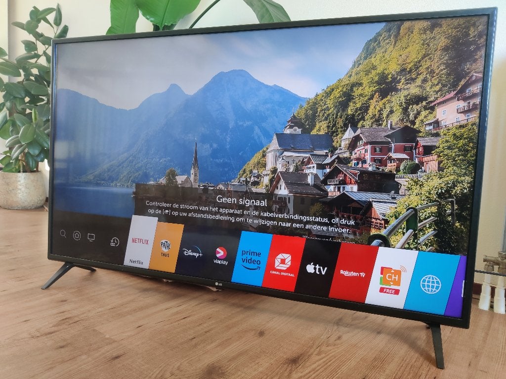 LG 55 inch 4K UHD smart tv, Ophalen, LED, 50 Hz, Zo goed als nieuw