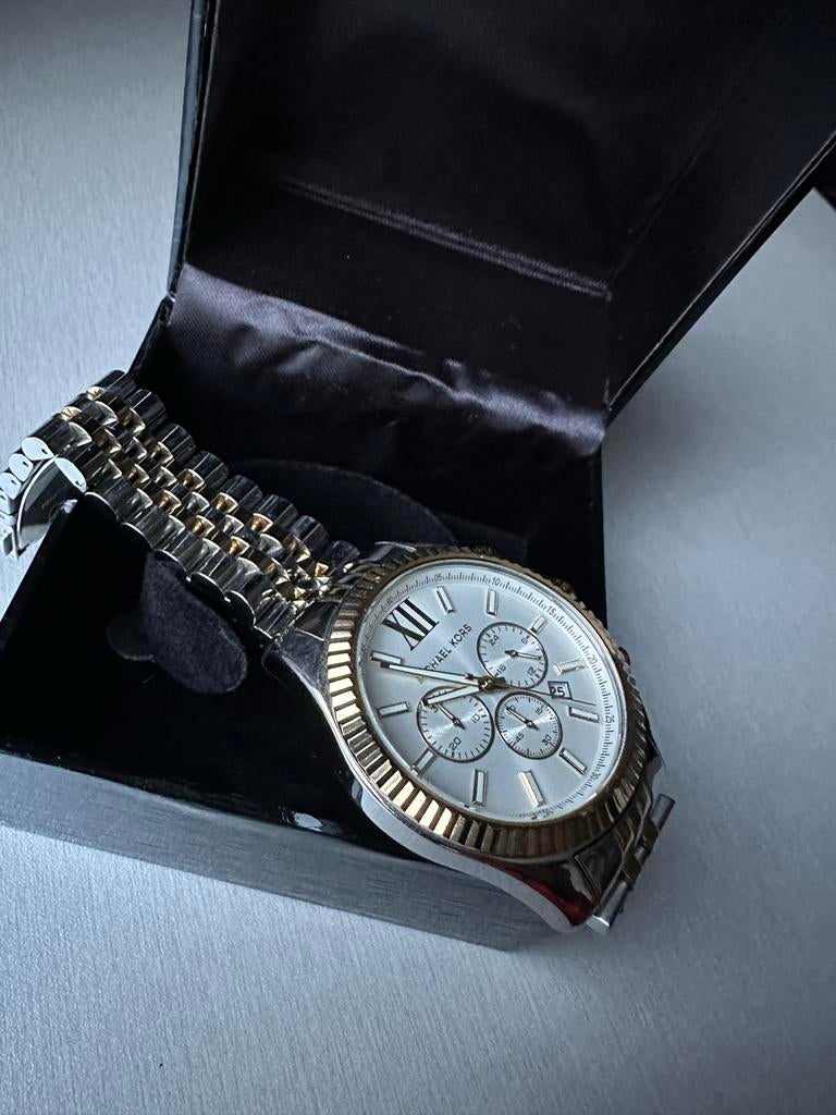 Michael Kors Heren Horloge MK8344 - Stijlvol Chronograaf, Sieraden, Tassen en Uiterlijk, Horloges | Heren, Overige merken, Gebruikt