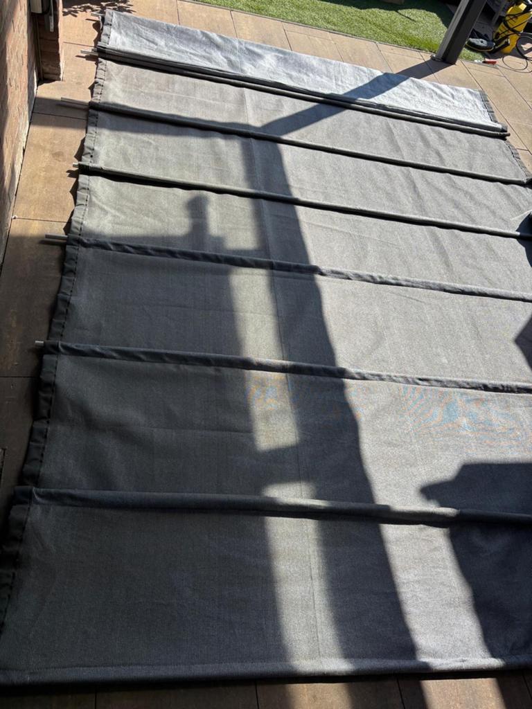 Bootzeil Harmonica schaduwdoek/zonnedoek/sunshade, Ophalen, Gebruikt, Overige typen, 250 cm tot 450 cm