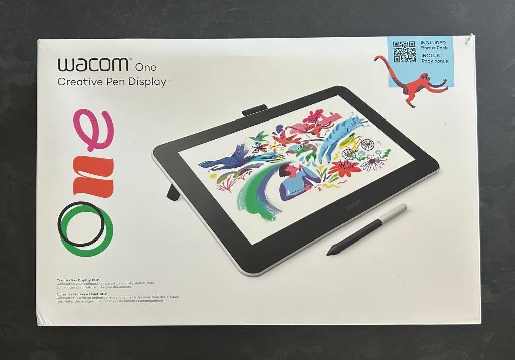 Wacom One Tekentablet, Ophalen of Verzenden, Gebruikt, Bedraad, Wacom