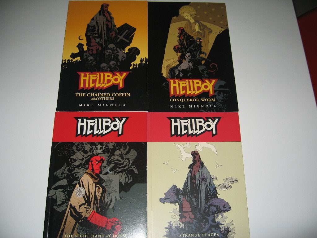 Hellboy - 4 delen TPB, Boeken, Strips | Comics, Meerdere comics, Ophalen of Verzenden, Zo goed als nieuw, Amerika