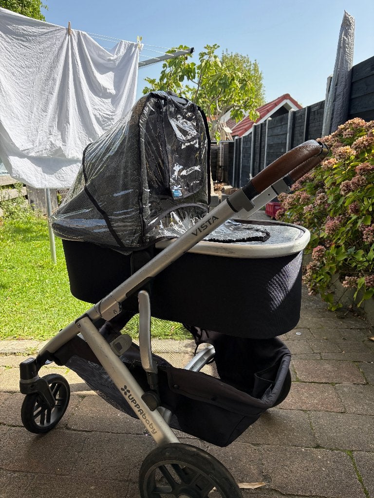 Kinderwagen Uppa Vista met kinderwieg, Gebruikt, Duowagen, Combiwagen, Ophalen