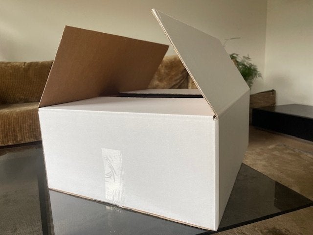 Witte verzenddozen - kartondozen - postdozen - 30 st., Doe-het-zelf en Verbouw, Kratten en Dozen, Ophalen, Doos, 40 tot 60 cm