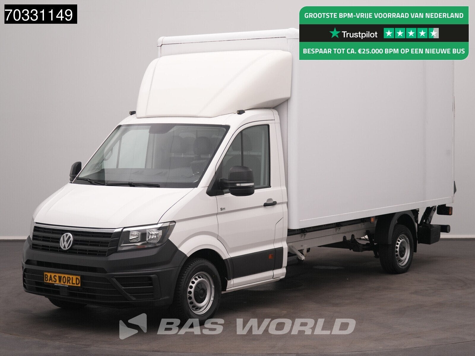 Volkswagen Crafter 177pk Automaat Laadklep Bakwagen Airco Cr, Auto's, Stof, Gebruikt, Euro 6, 4 cilinders