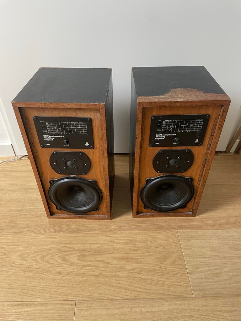 B&W DM5 Vintage Luidsprekers - Klassiek Geluid, Audio, Tv en Foto, Luidsprekers, Ophalen, Zo goed als nieuw, 60 tot 120 watt, Bowers & Wilkins (B&W)