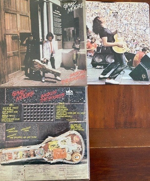 GaryMoore	Wild frontier/Run for cover/White knuckles/LiveJet, LP, Blues Rock, Ophalen of Verzenden, Zo goed als nieuw