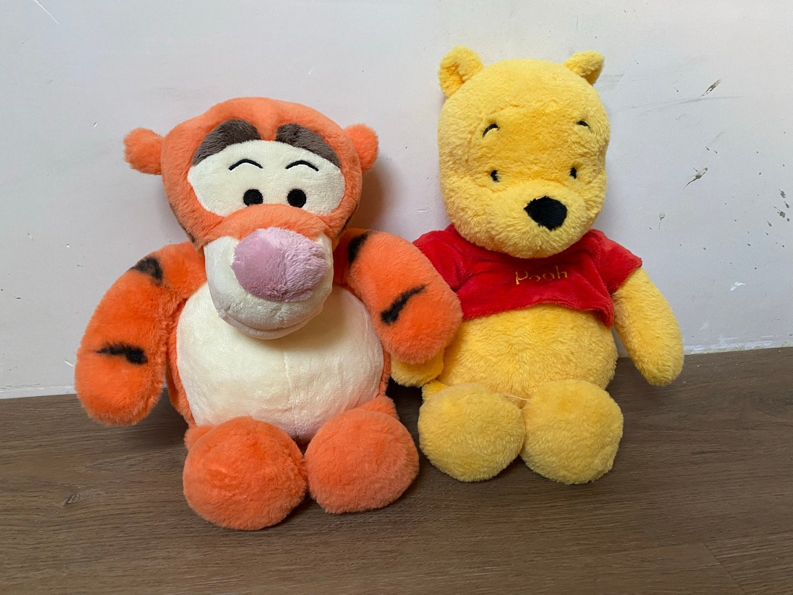 Winnie de Poeh en Teigetje knuffels, Kinderen en Baby's, Speelgoed | Knuffels en Pluche, Disney, Geel, Overige typen, Ophalen of Verzenden