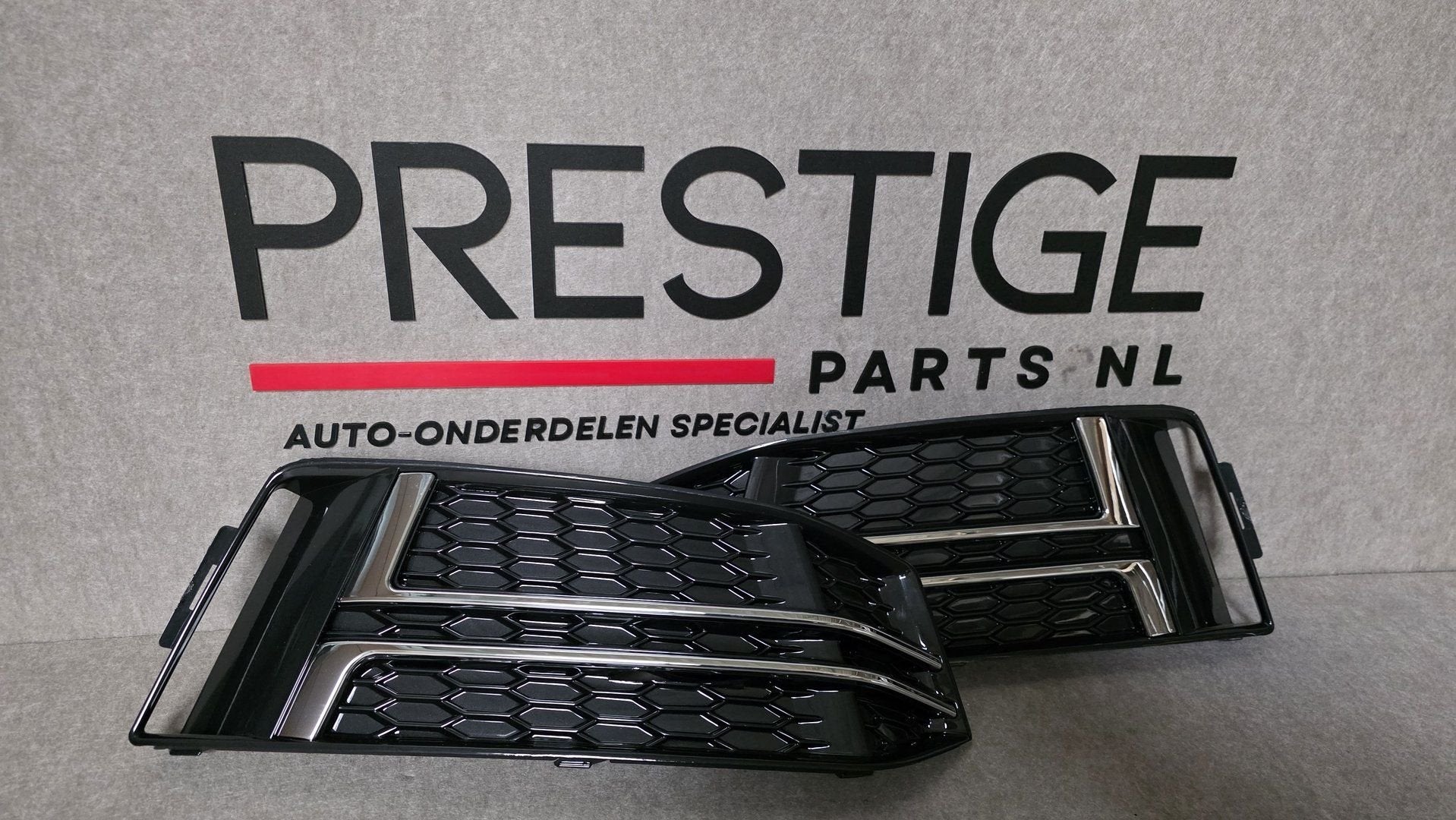 Voorbumper Roosters Audi A4 B9 8W S-Line Set Links & Rechts, -, Voor, Nieuw, Ophalen of Verzenden