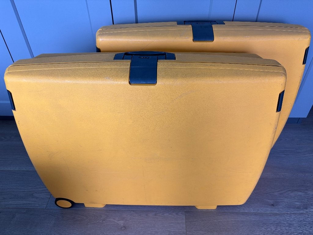HARDSCHALEN KOFFER, 78X62X26 CM, ONGEVEER 100 LITER, 5,8 KG., Gebruikt, Hard kunststof, 70 cm of meer, 55 cm of meer