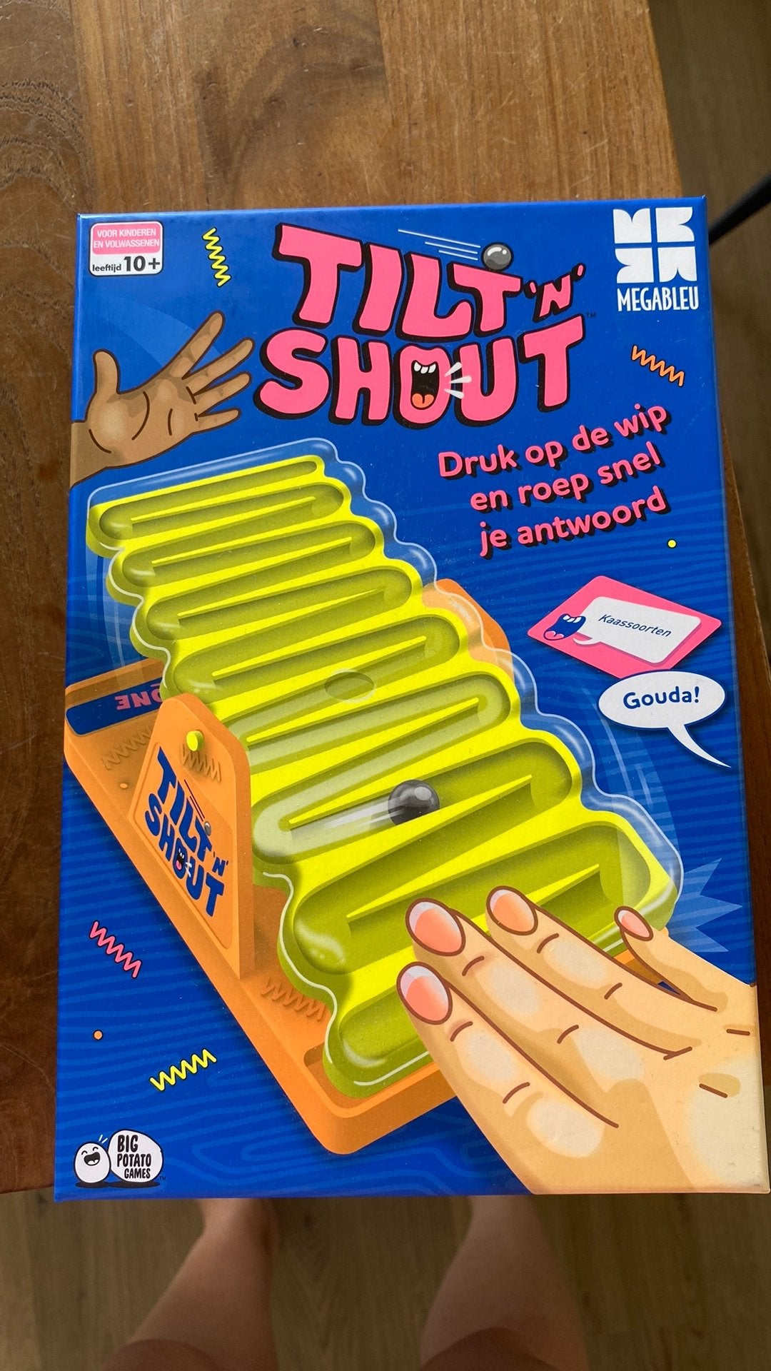 Tilt ‘n’ shout, Ophalen, Zo goed als nieuw