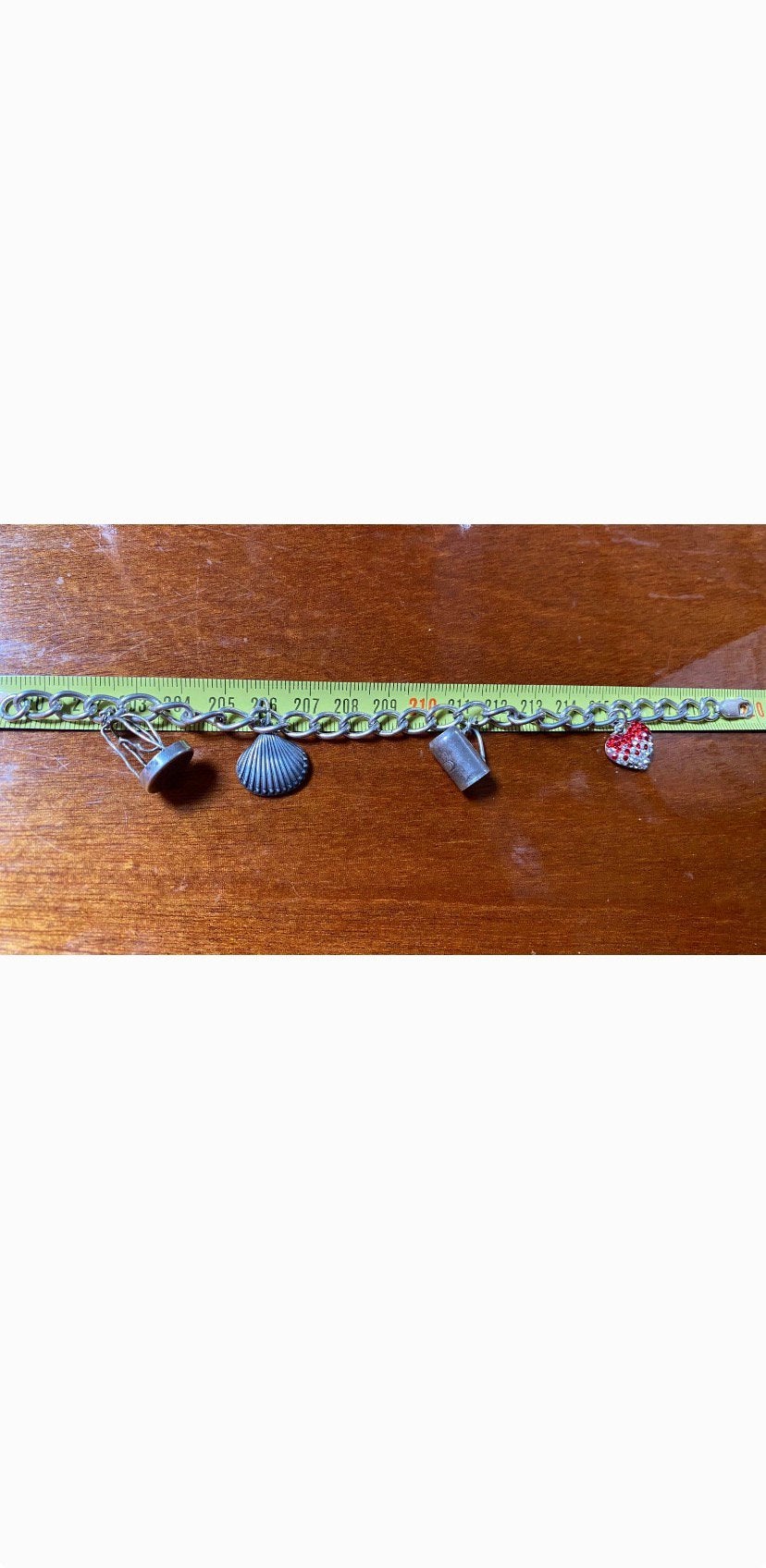 Zilveren bedelarmband uit verzameling, Sieraden, Tassen en Uiterlijk, Armbanden, Ophalen of Verzenden, Zo goed als nieuw, Zilver