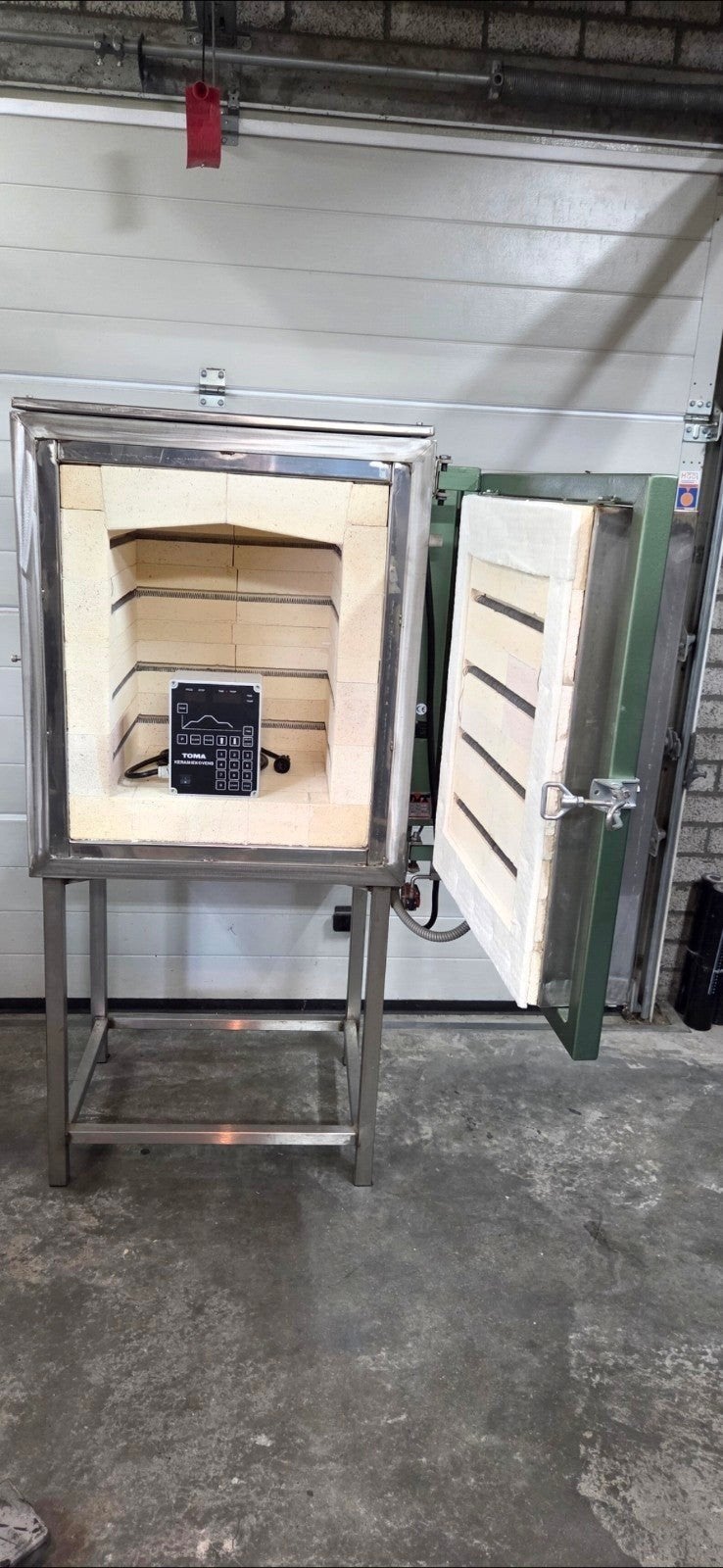 Keramiekoven Toma 80 liter rvs 1300 graden 400 volt, Ophalen