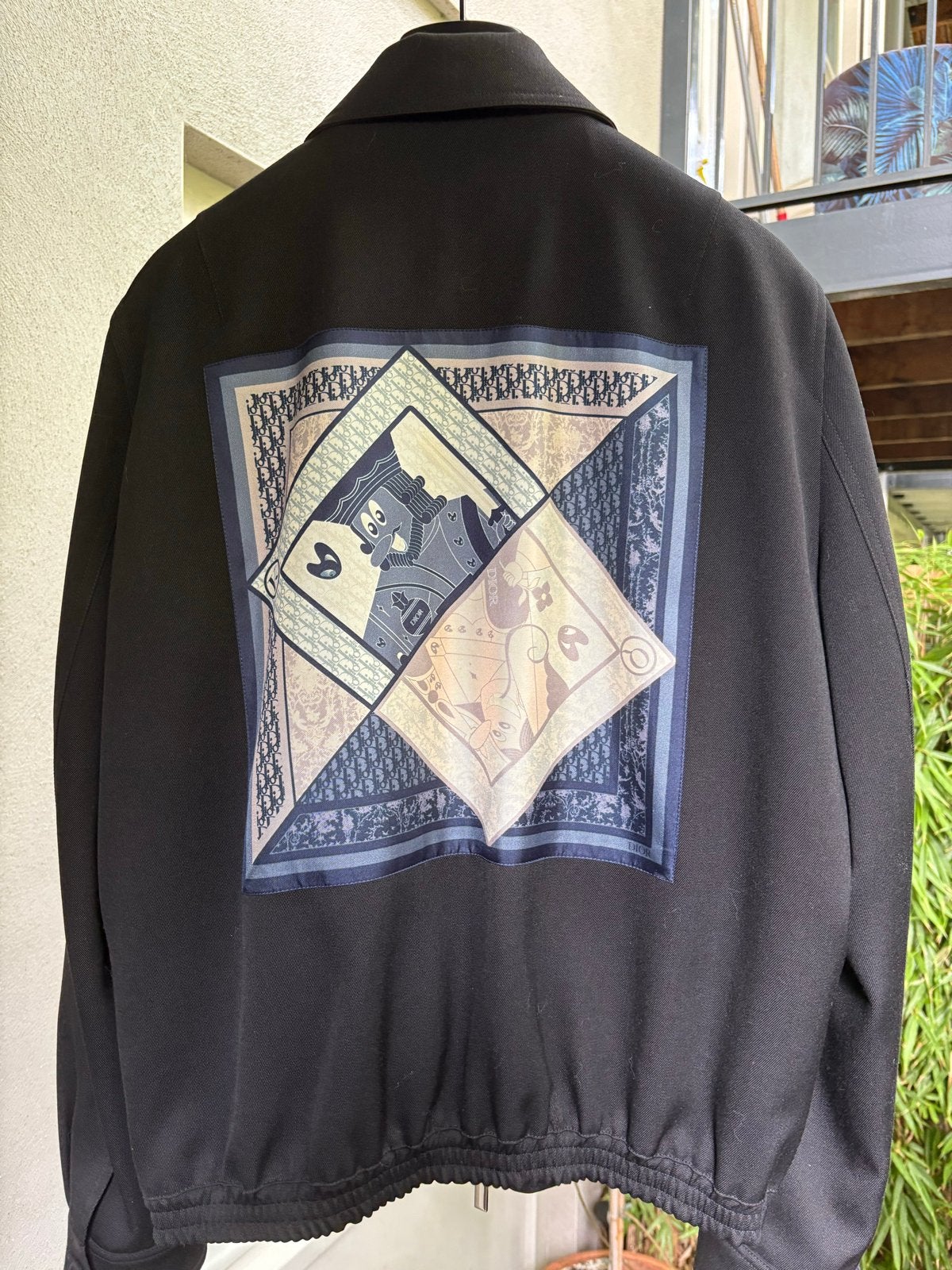 Dior jas - Playing Cards Jacket - Maat S, Kleding | Heren, Ophalen of Verzenden, Nieuw, Maat 46 (S) of kleiner, Zwart