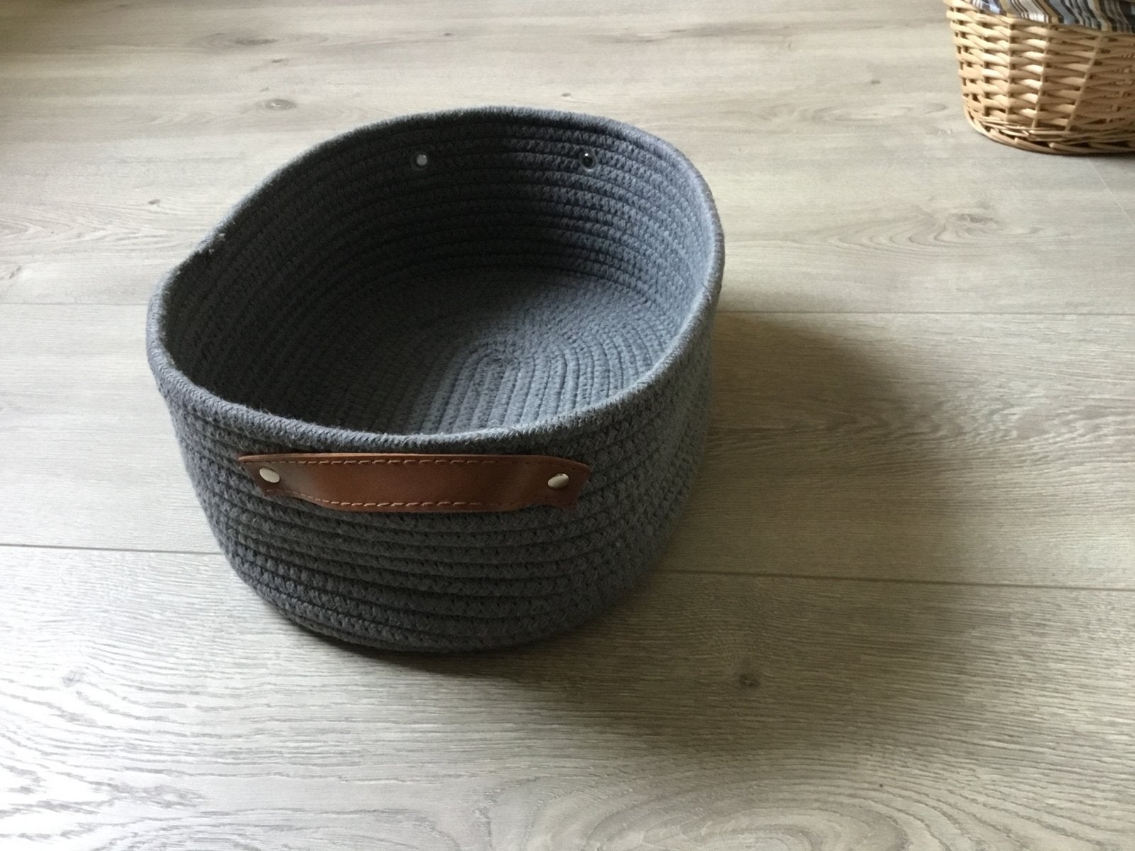 Mand, Huis en Inrichting, Woonaccessoires | Schalen en Manden, Ophalen, Zo goed als nieuw, Ovaal, Mand