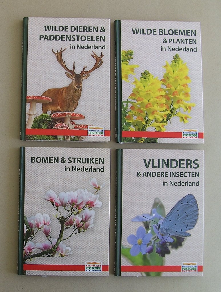 4 natuurboeken van de Postcode Loterij, Boeken, Ophalen of Verzenden, Nieuw, Bloemen, Planten en Bomen