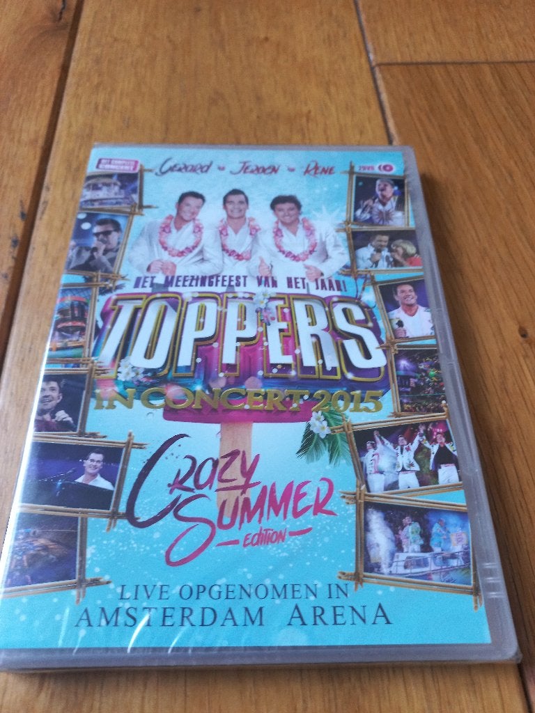 Toppers In Concert (2015) Crazy Summer edition (2 DVD)-NIEUW, Alle leeftijden, Ophalen of Verzenden, Concert, Nieuw in verpakking