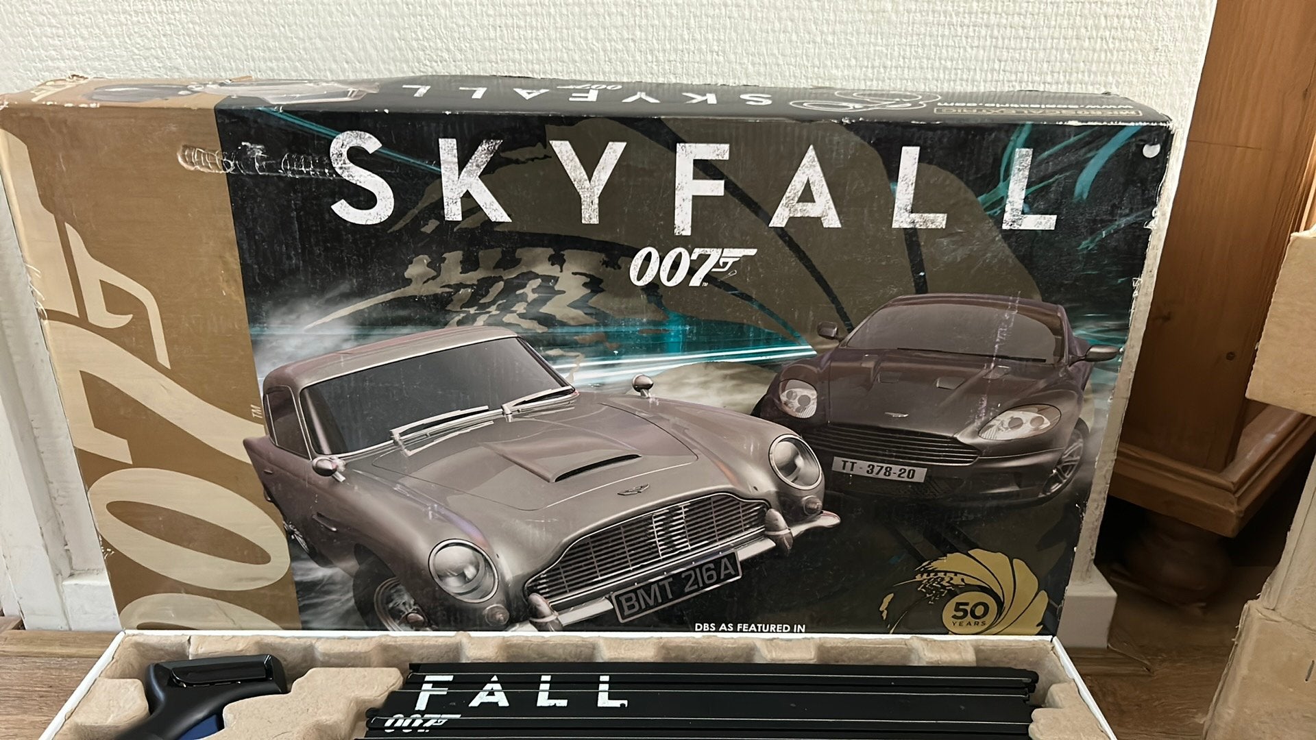 Micro Scalextric Racebaan ‘James Bond Skyfall’, Ophalen of Verzenden, Zo goed als nieuw, Elektrisch, Overige merken