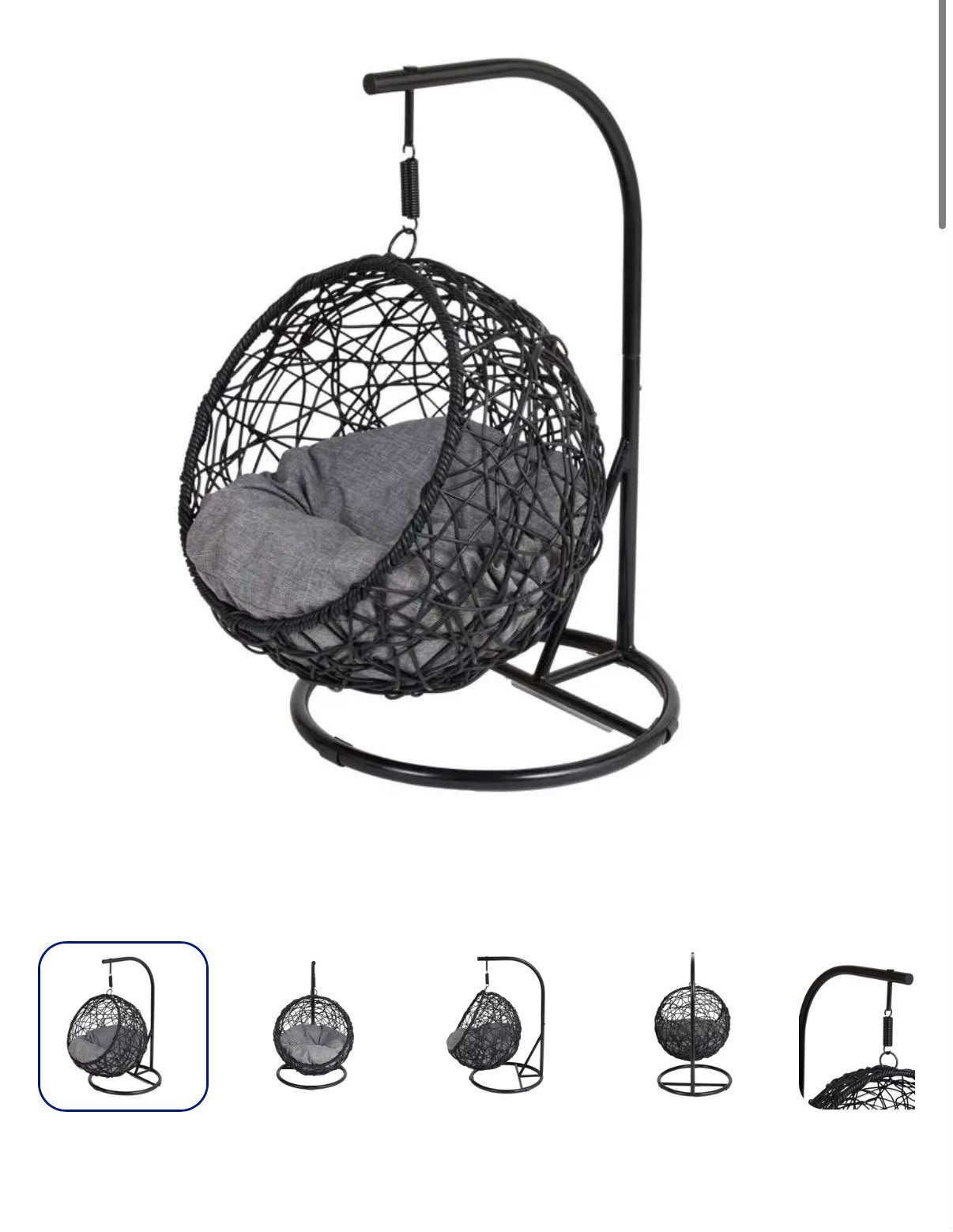 Hangstoel voor katten -zwart/antraciet, Dieren en Toebehoren, Kattenmanden, Ophalen, Zo goed als nieuw