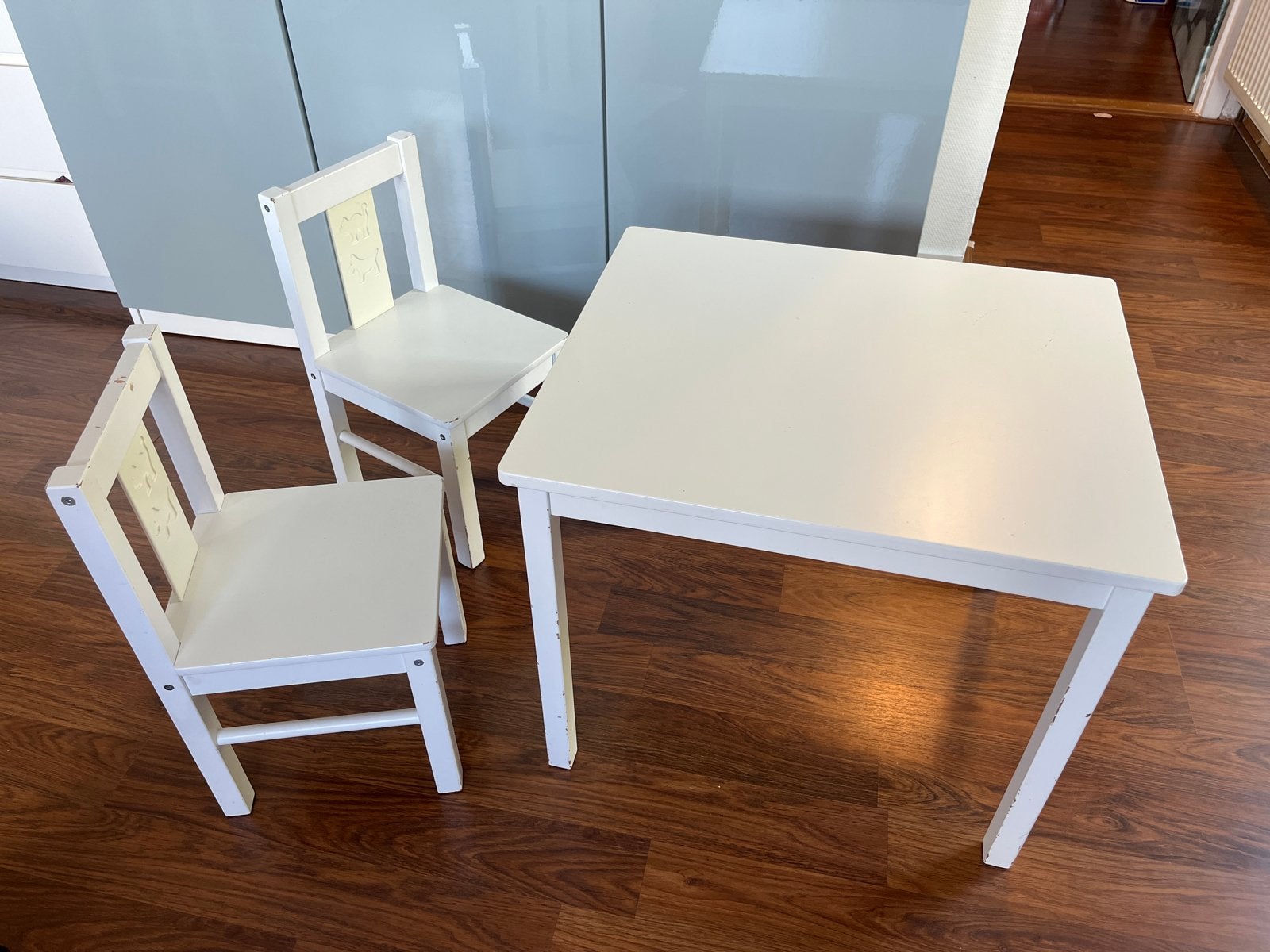 IKEA Kritter kinderset - tafel en 2 stoelen, Ophalen, Gebruikt, Tafel(s) en Stoel(en)