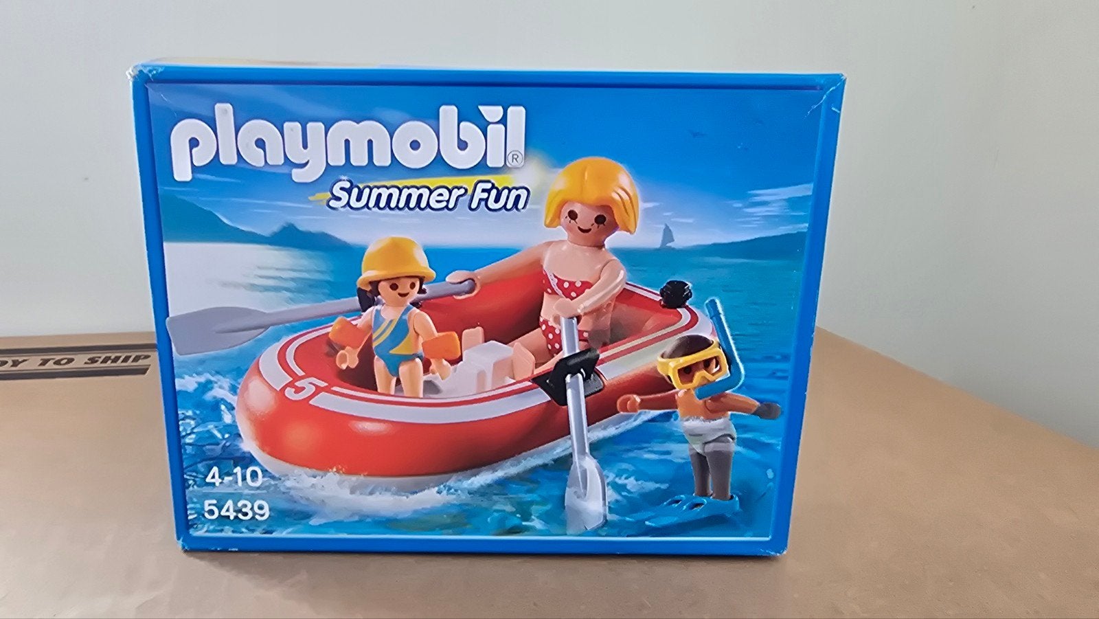 Playmobil 5439 Toeristen met rubberboot nieuw in doos, Ophalen of Verzenden, Nieuw