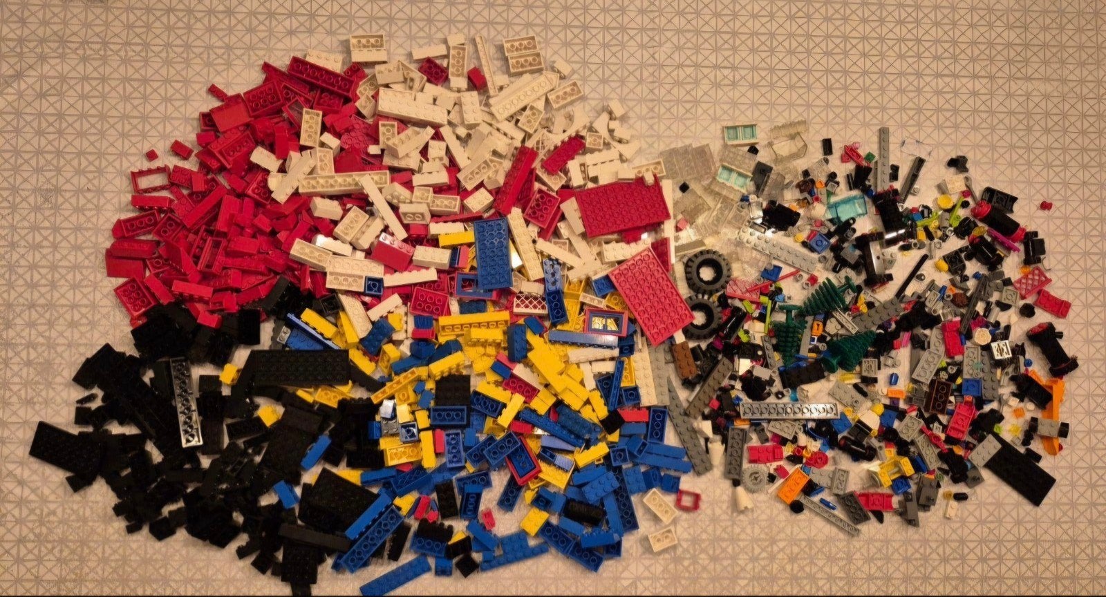 Grote partij diverse (speciale) Lego stenen ca. 2 kg, Ophalen of Verzenden, Gebruikt