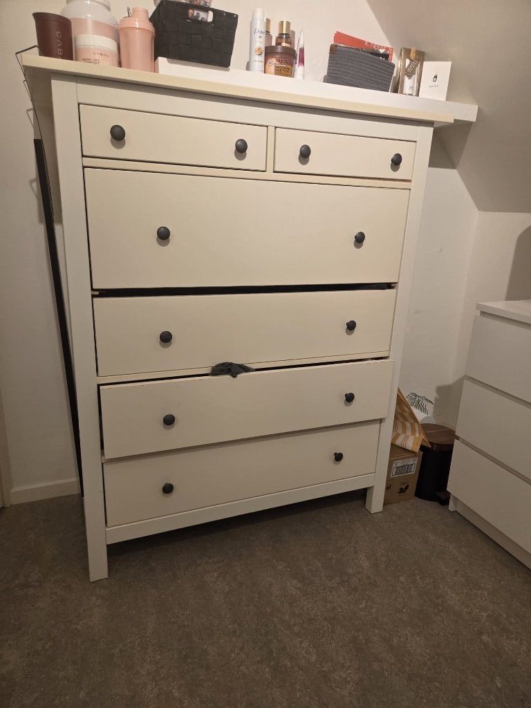 IKEA HEMNES ladekast wit – veel opbergruimte, Huis en Inrichting, Kasten | Kledingkasten, Ophalen, Gebruikt, Minder dan 100 cm